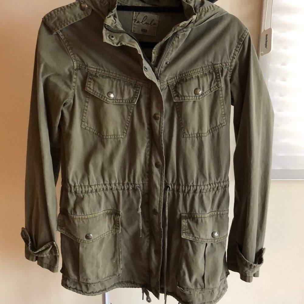 Dark green jacket